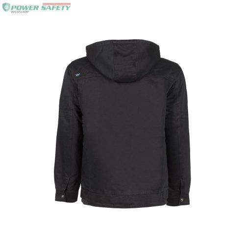 TOP ELITE BERGEN bélelt kabát, 100% pamut, levehető kapucni, 4 külső zseb