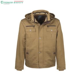   TOP ELITE LENOX bélelt kabát, 100% pamut, levehető kapucni, 6 külső zseb