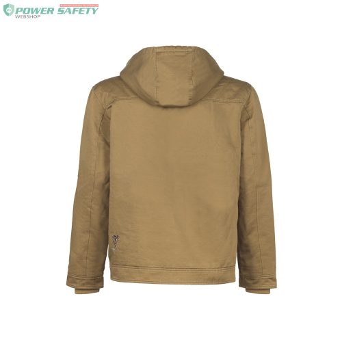 TOP ELITE LENOX bélelt kabát, 100% pamut, levehető kapucni, 6 külső zseb