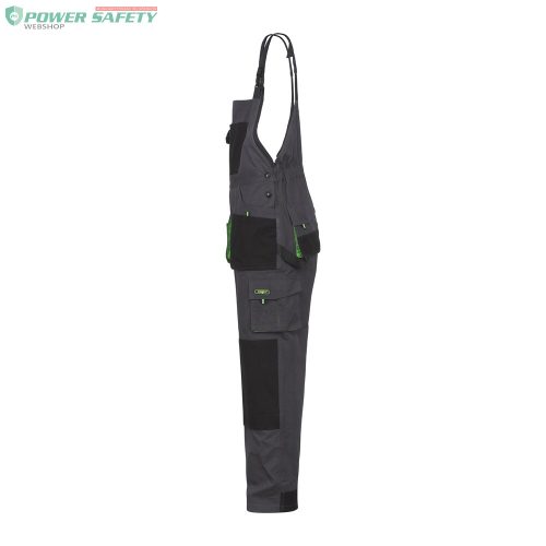 Nadrág kantáros (100%pamut) TOP GREEN 100 BIBPANTS