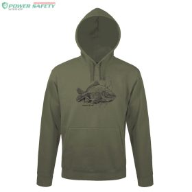   TOP kapucnis pulóver ponty mintával, kenguruzseb, 50% pamut, 50% poliészter