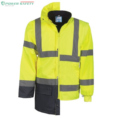 TOP MULTI fluo-Y 5 in 1 jólláthatósági téli dupla kabát, 100% vízálló