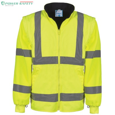 TOP MULTI fluo-Y 5 in 1 jólláthatósági téli dupla kabát, 100% vízálló