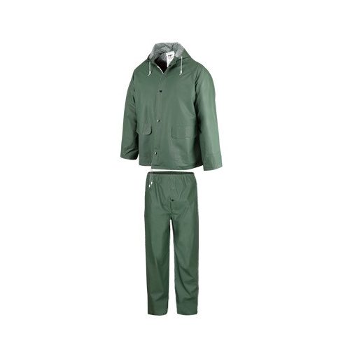 TOP NIAGARA SET PVC kabát és nadrág, 80 cm hosszú kabáttal, zöld