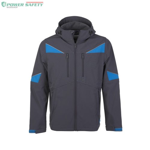 TOP NOVA softshell munkakabát, 94% poliészter, 6% elasztán, vízálló