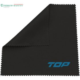   TOP OPTICLOTH tisztítókendő szemüvegekhez, 10db/csomag, fekete