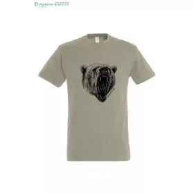   TOP kereknyakú póló medve mintával, 100% pamut, 190 g/m2,