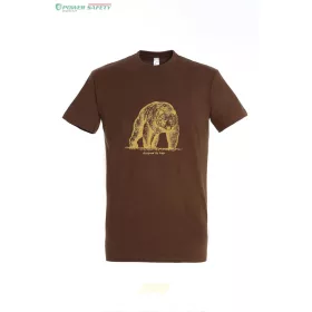   TOP kereknyakú póló medve mintával, 100% pamut, 190 g/m2,