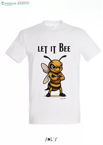 Póló (méhecske mintával Let it Bee) kereknyakú TOP