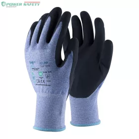   Védőkesztyű TOP RCL001 PE+spandex, habosított érdesített latex mártás