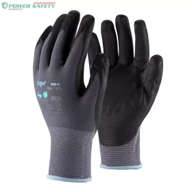   Védőkesztyű TOP SNS-A, nylon és spandex alapanyag, nitril hab mártott