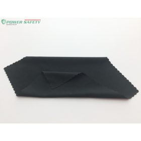   Szemüveg törlőkendő 15x15cm 12db/csomag (100%poliészter) TOP, fekete
