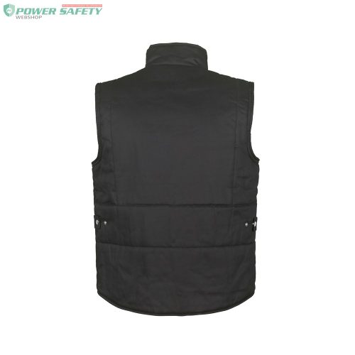 TOP VEST BASIC bélelt mellény, 80% poliészter, 20% pamut, multifunkciós zsebek
