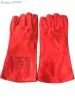 TOP WELDING-R Base bélelt hegesztőkesztyű, erős marhabőr, piros, 10
