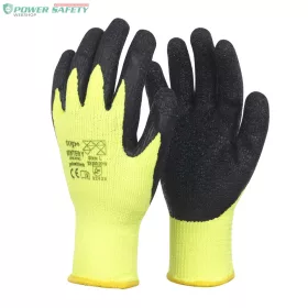   TOP WINTER latex mártott védőkesztyű, kevertszálas alapú, erős kopásállóságú