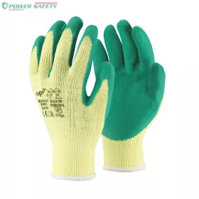   TOP Worker (LX600) latex mártott védőkesztyű, kevertszálas alapú, csúszásbiztos