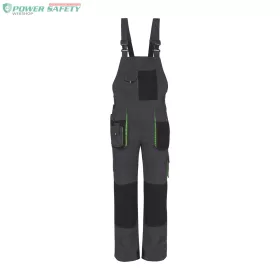 Nadrág kantáros (100%pamut) TOP GREEN 100 BIBPANTS