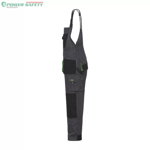 Nadrág kantáros (100%pamut) TOP GREEN 100 BIBPANTS