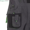 Nadrág kantáros (100%pamut) TOP GREEN 100 BIBPANTS