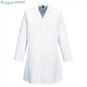 Food Industry Coat, No Pocket - Fehér