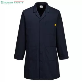Antisztatikus ESD köpeny - Navy