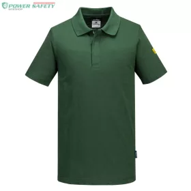 Anti-Static ESD pólóing - Erdőzöld