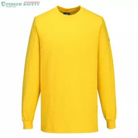 Antisztatikus ESD hosszú ujjú póló - Deep Yellow