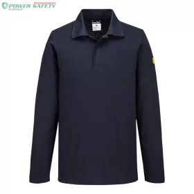 Antisztatikus hoszzú ujjú ESD póló L/S - Navy