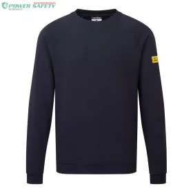 Antisztatikus ESD pulóver - Navy