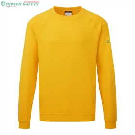 Antisztatikus ESD pulóver - Deep Yellow