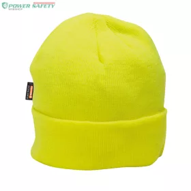 Bélelt kötött sapka - Sárga