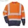 Kéttónusú Hivis pulóver - Narancs/Navy