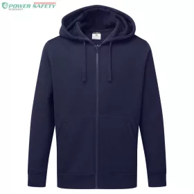 Zippzáras kapucnis pulóver - Navy