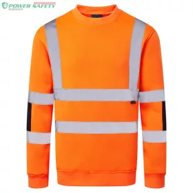 Hi-Vis Knit Sweatshirt - Narancs