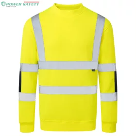 Hi-Vis Knit Sweatshirt - Sárga