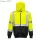 Hi-Vis kéttónusú kapucnis pulóver - Sárga/Fekete