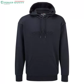 Portwest dombornyomott kapucnis pulóver - Navy