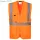 Hi-Vis Executive mellény tablet zsebbel - Narancs