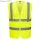 Hi-Vis Zip Band & Brace Vest - Sárga