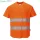 Hi-Vis pamut póló pamut hálós betétes póló S/S - Narancs