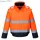 Hi-Vis 2 az 1-ben kontrasztos Essential Lite bomber kabát - Narancs/Navy