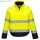 Hi-Vis 2 az 1-ben kontrasztos Essential Lite bomber kabát - Sárga/Navy