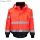 Hi-Vis 3 az 1-ben kontrasztos bomber dzseki - Piros/Navy