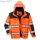 Hi-Vis Classic Bomber dzseki - Narancs/Fekete