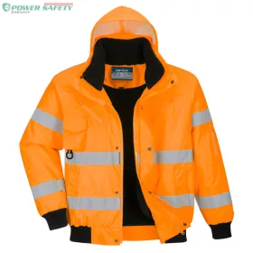 Hi-Vis 3 az 1-ben bomber dzseki - Narancs
