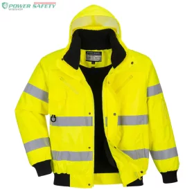 Hi-Vis 3 az 1-ben bomber dzseki - Sárga
