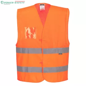 HI-VIS MESH MELLÉNY - Narancs