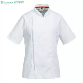 MeshAir Pro S/S női séfkabát - Fehér