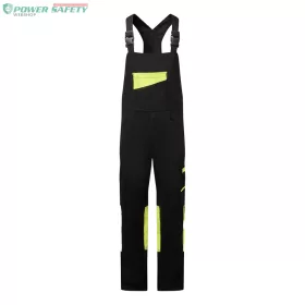 WX2 Eco Stretch kantáros nadrág - Fekete/Sárga