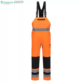 WX2 Hi-Vis kantáros nadrág - Narancs/Fekete